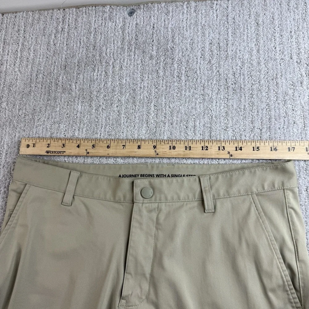 Rhone Commuter Slim Golf Pants Men's Size 33x27 Khaki